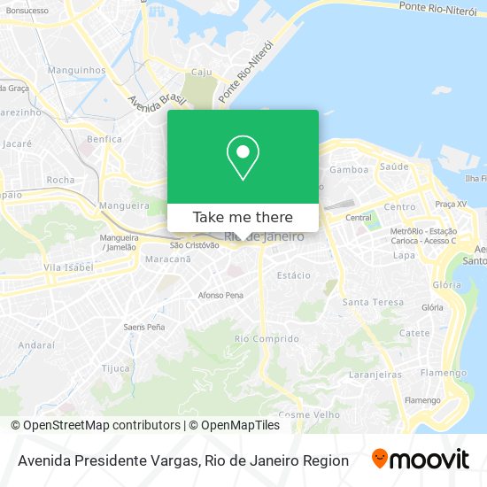 Avenida Presidente Vargas map