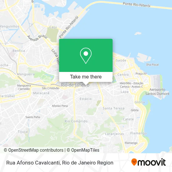 Rua Afonso Cavalcanti map