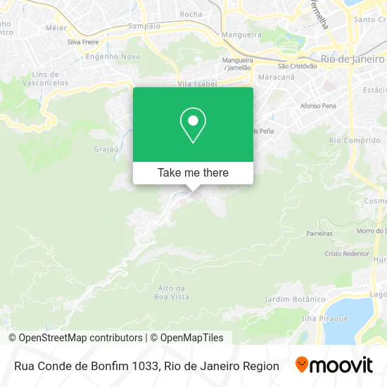 Rua Conde de Bonfim 1033 map