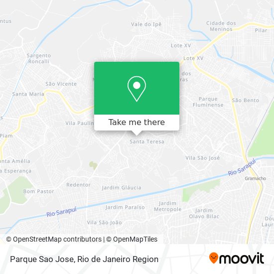 Parque Sao Jose map