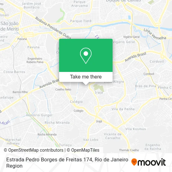 Estrada Pedro Borges de Freitas 174 map