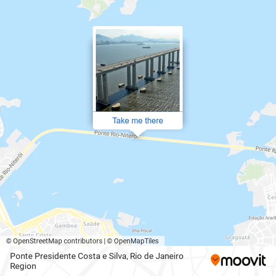 Ponte Presidente Costa e Silva map