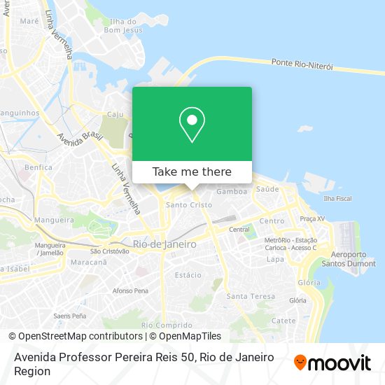 Mapa Avenida Professor Pereira Reis 50