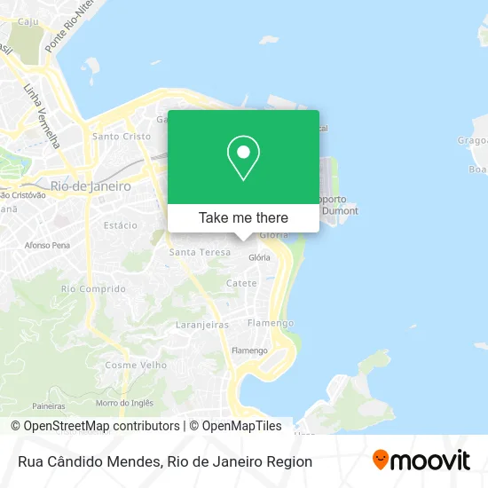 Rua Cândido Mendes map