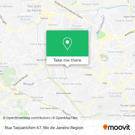 Rua Taquarichim 67 map