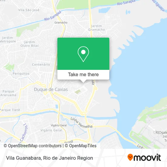 Vila Guanabara map