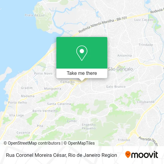 Rua Coronel Moreira César map