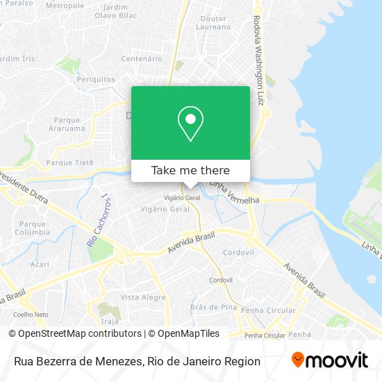 Rua Bezerra de Menezes map