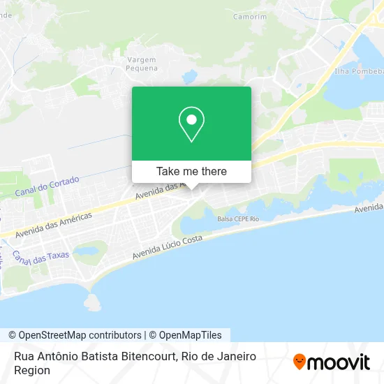 Rua Antônio Batista Bitencourt map
