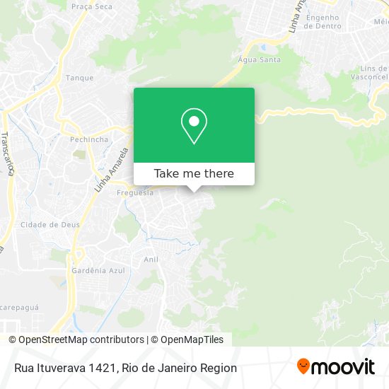 Rua Ituverava 1421 map