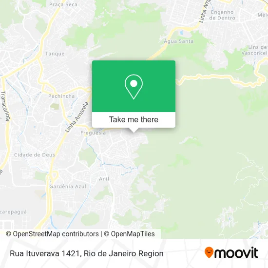 Rua Ituverava 1421 map