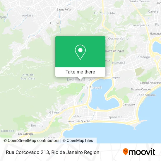 Rua Corcovado 213 map
