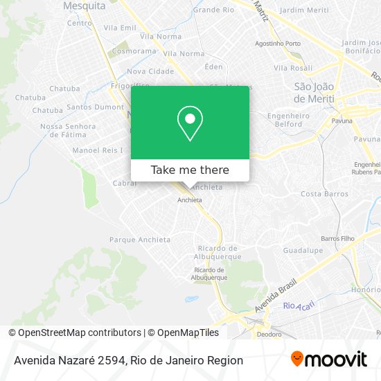 Mapa Avenida Nazaré 2594