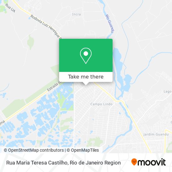Rua Maria Teresa Castilho map