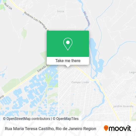 Rua Maria Teresa Castilho map