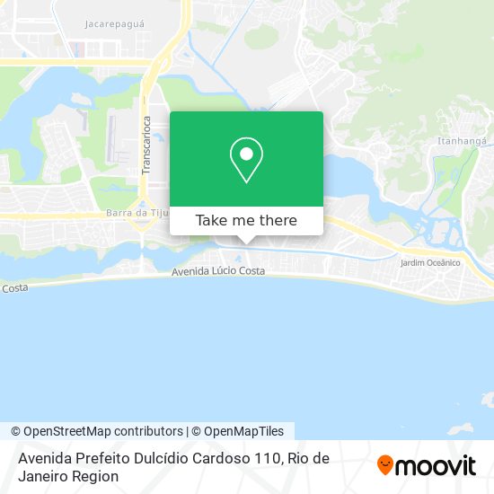 Avenida Prefeito Dulcídio Cardoso 110 map