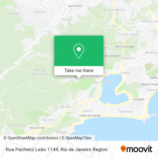 Rua Pacheco Leão 1144 map