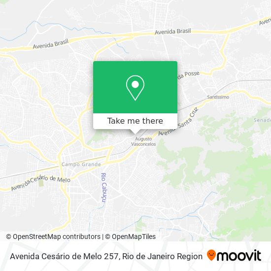 Avenida Cesário de Melo 257 map