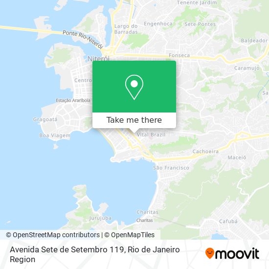 Mapa Avenida Sete de Setembro 119