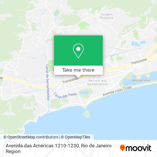 Avenida das Américas 1210-1230 map