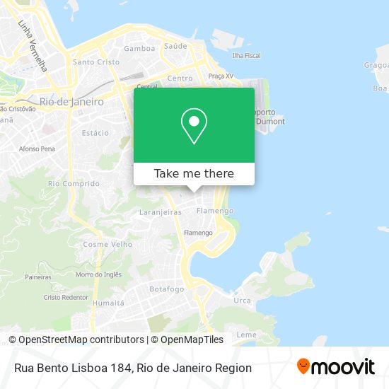 Mapa Rua Bento Lisboa 184