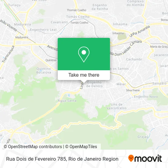 Rua Dois de Fevereiro 785 map