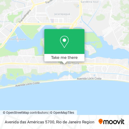 Avenida das Américas 5700 map