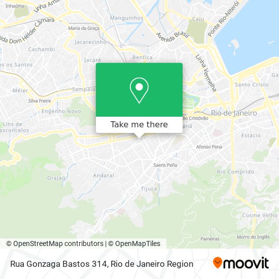 Mapa Rua Gonzaga Bastos 314
