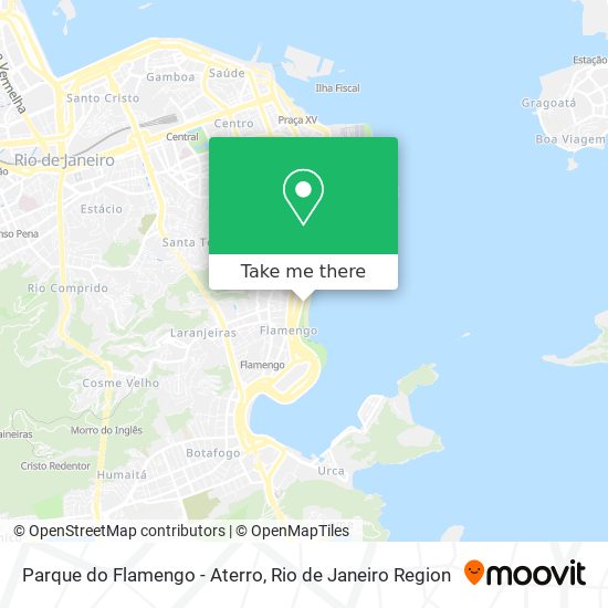 Mapa Parque do Flamengo - Aterro
