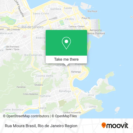 Rua Moura Brasil map