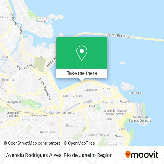 Avenida Rodrigues Alves map