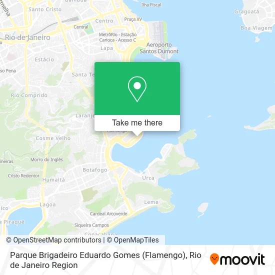 Parque Brigadeiro Eduardo Gomes (Flamengo) map
