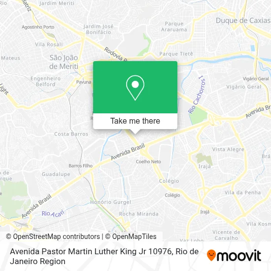 Avenida Pastor Martin Luther King Jr 10976 map