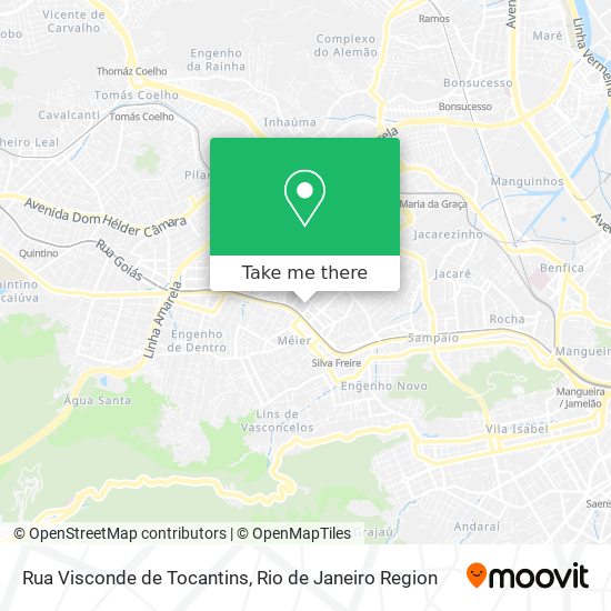 Rua Visconde de Tocantins map