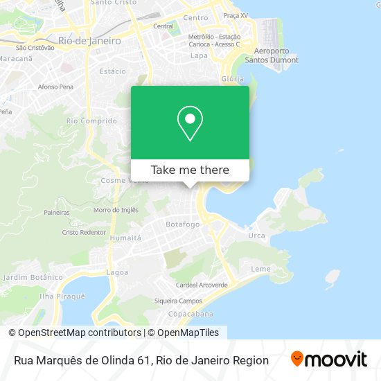 Mapa Rua Marquês de Olinda 61
