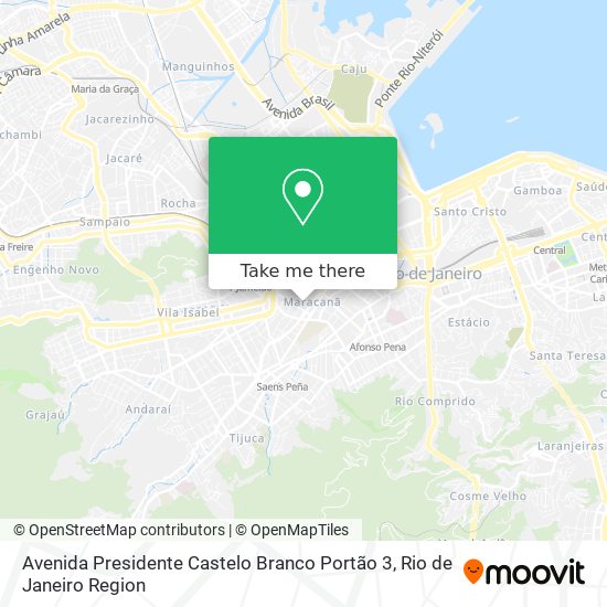 Avenida Presidente Castelo Branco Portão 3 map