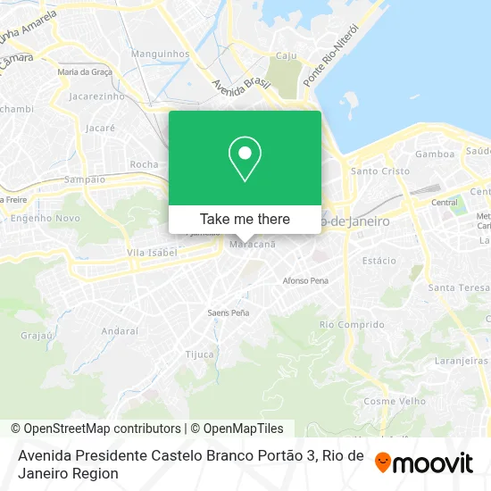 Avenida Presidente Castelo Branco Portão 3 map
