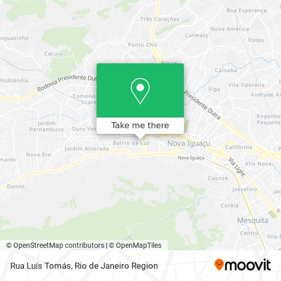 Rua Luís Tomás map