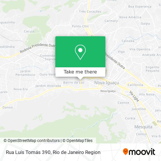 Rua Luís Tomás 390 map