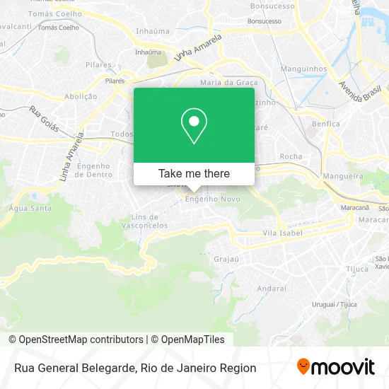 Rua General Belegarde map