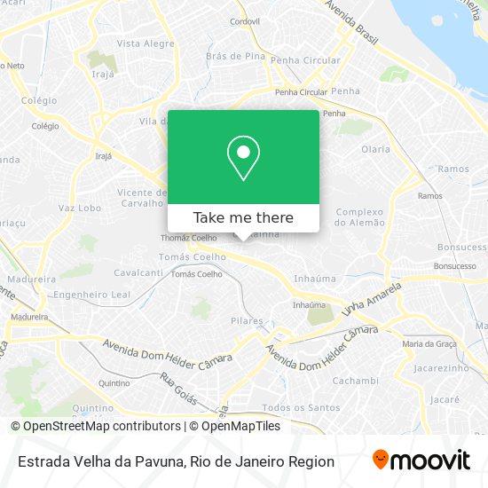 Estrada Velha da Pavuna map