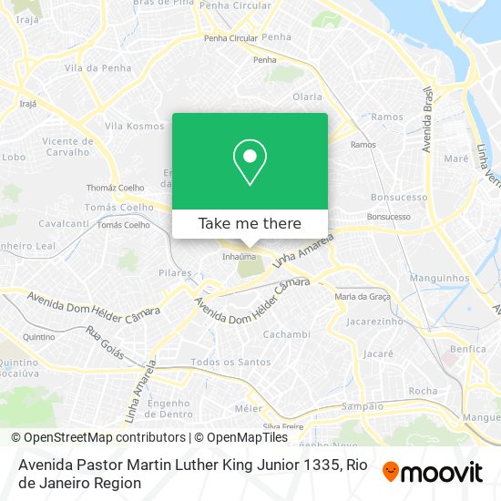 Avenida Pastor Martin Luther King Junior 1335 map