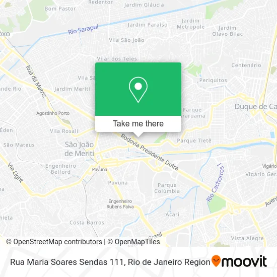 Rua Maria Soares Sendas 111 map