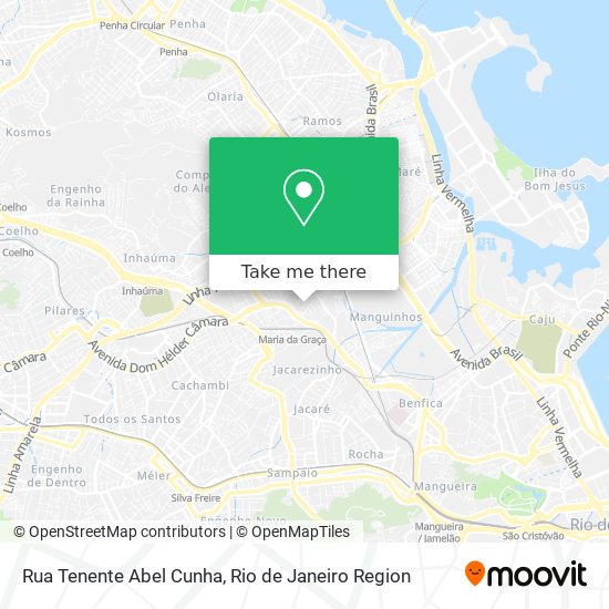 Rua Tenente Abel Cunha map