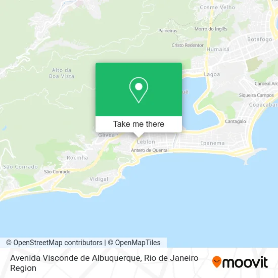 Avenida Visconde de Albuquerque map