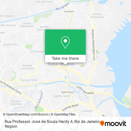 Mapa Rua Professor José de Souza Herdy 4