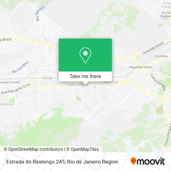 Estrada do Realengo 245 map
