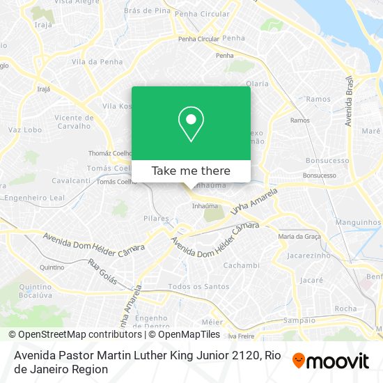 Mapa Avenida Pastor Martin Luther King Junior 2120