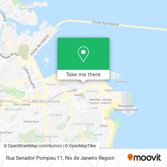 Mapa Rua Senador Pompeu 11