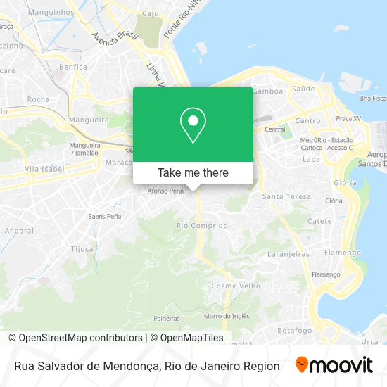 Rua Salvador de Mendonça map